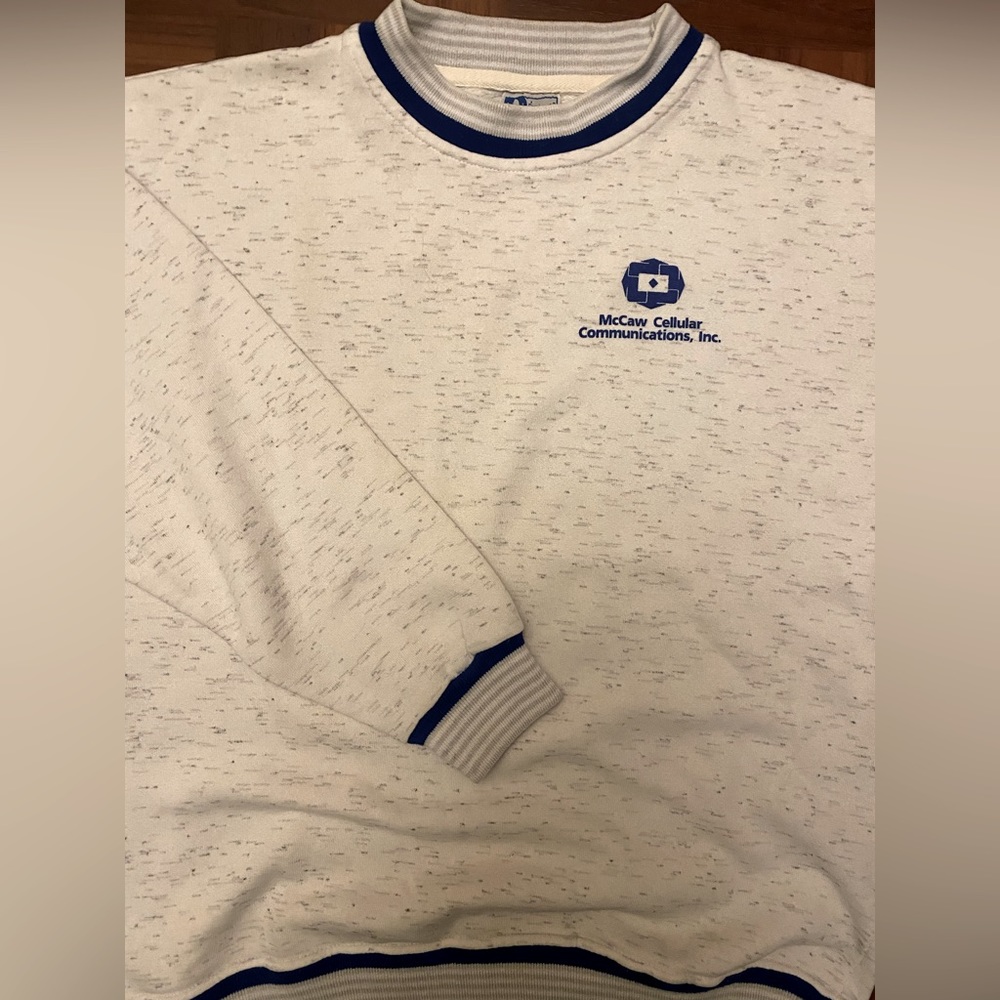 Vintage Dunbrooke Pla-Jac Sweatshirt Size L, Made in USA.